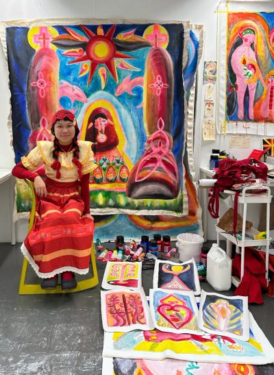 hsin hwang female emerging artist 2024 blending dreams and mythology in contemporary art