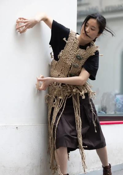 Seung-yeon Jung artist feature showing the artist in performance of still from Harmony of Janggu