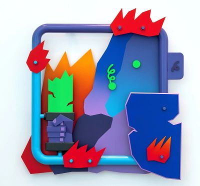 Marcell Menyhart, artist in focus, catapult munchies art club, sculpture out of plastic, frames and memory