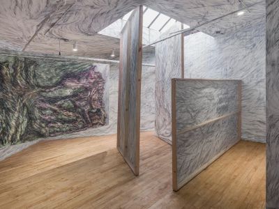 Seung-jun Lee artist in focus. a new series by Catapult Munchies art club - Image exhibiton view Carrier Pigeon at Subtitled NYC 