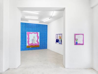 Josefine Schulz: Makeover (fall in love again and again)  Installation view,  , Kunstraum Ortloff, Leipzig, 2026 