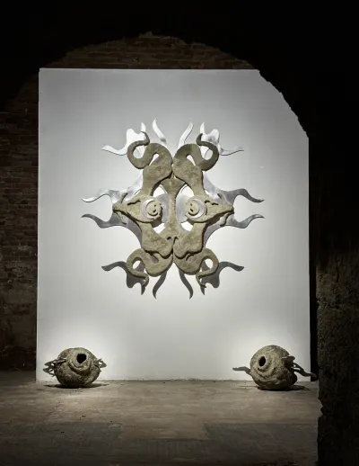 Niki Danai Chania with an catapult contemporary exhibition review at agora 