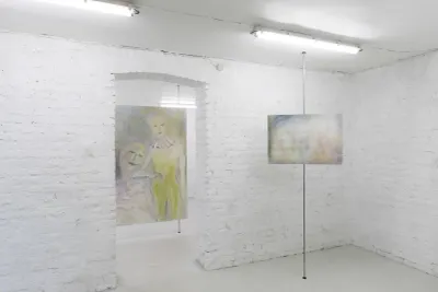 Catapult Contemporary feature. Exhibition review of Krys Huba: falling into you at soft power, Berlin, 2026.