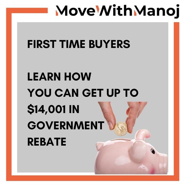 FIRST TIME HOME BUYERS- LEARN HOW YOU CAN GET UP TO $14,001 IN GOVERNMENT REBATE