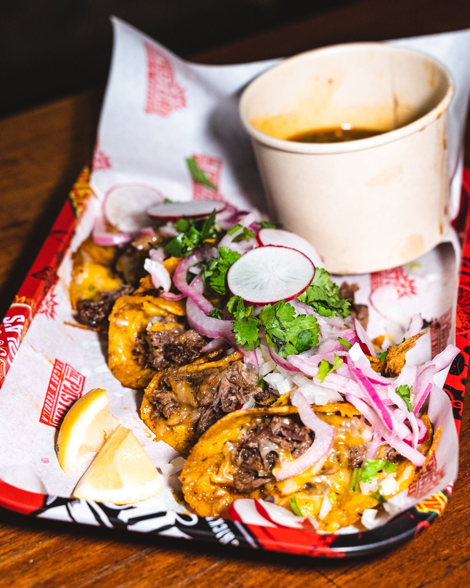 Birria tacos on a plate