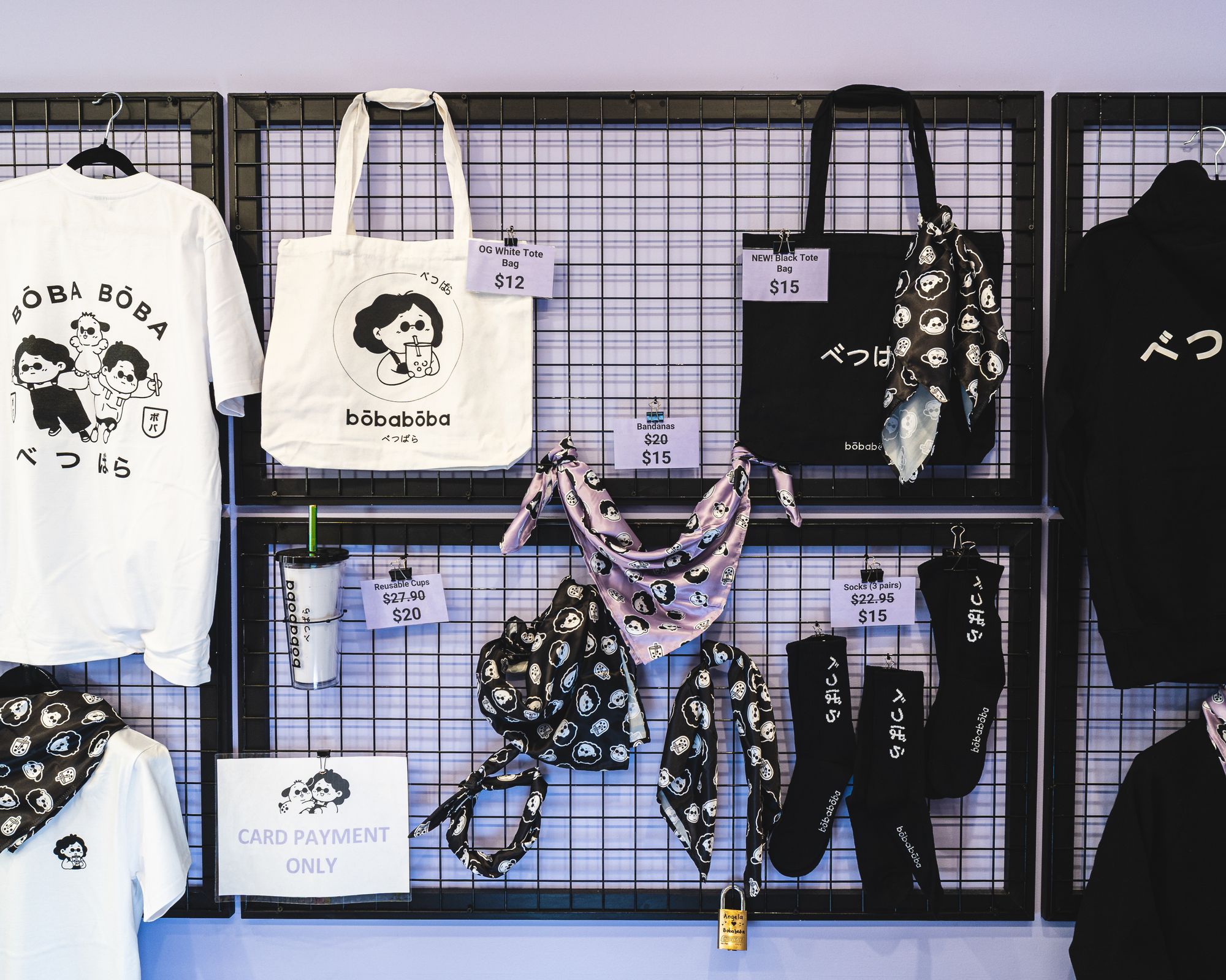 Bobaboba merch selection