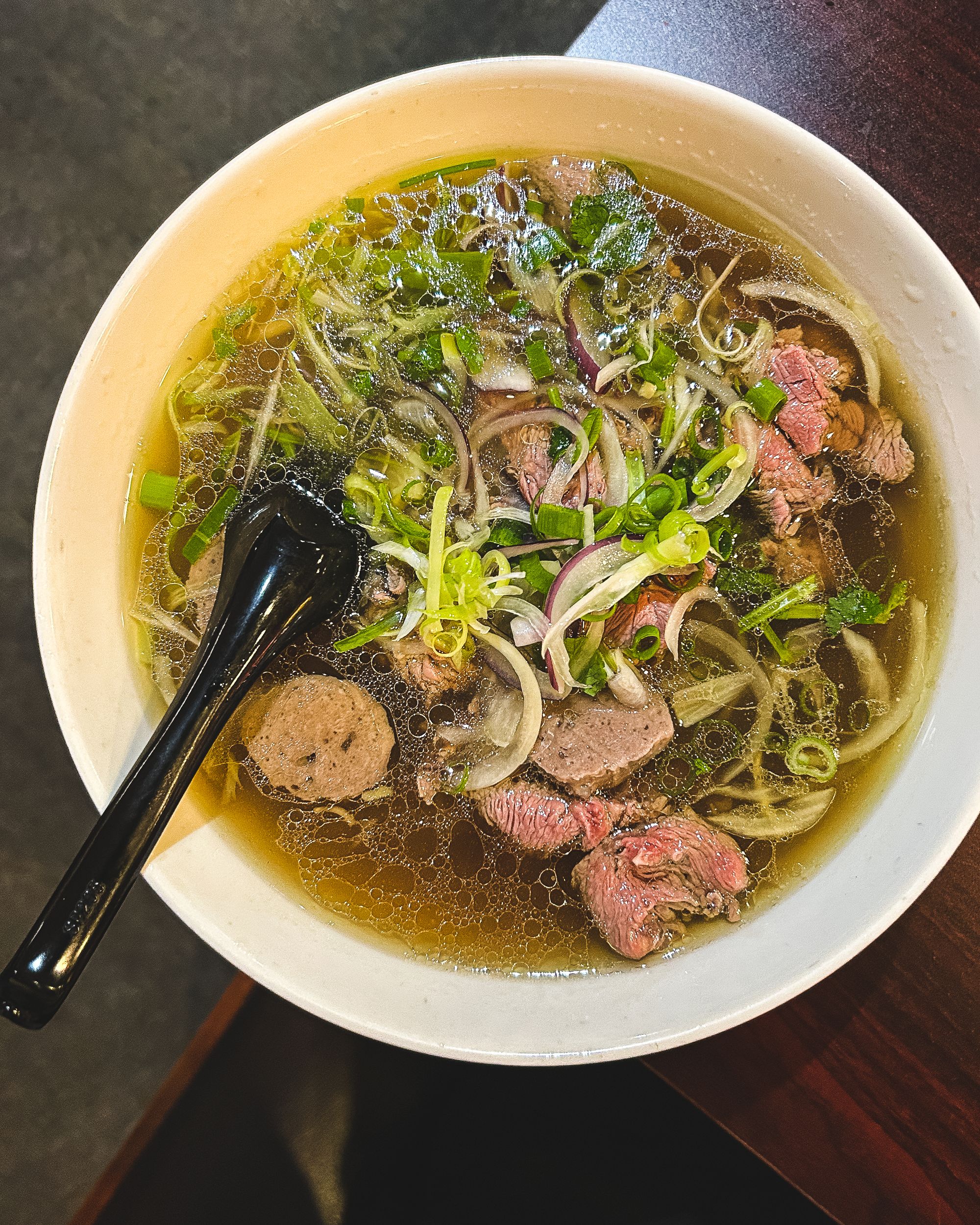 Top down of pho