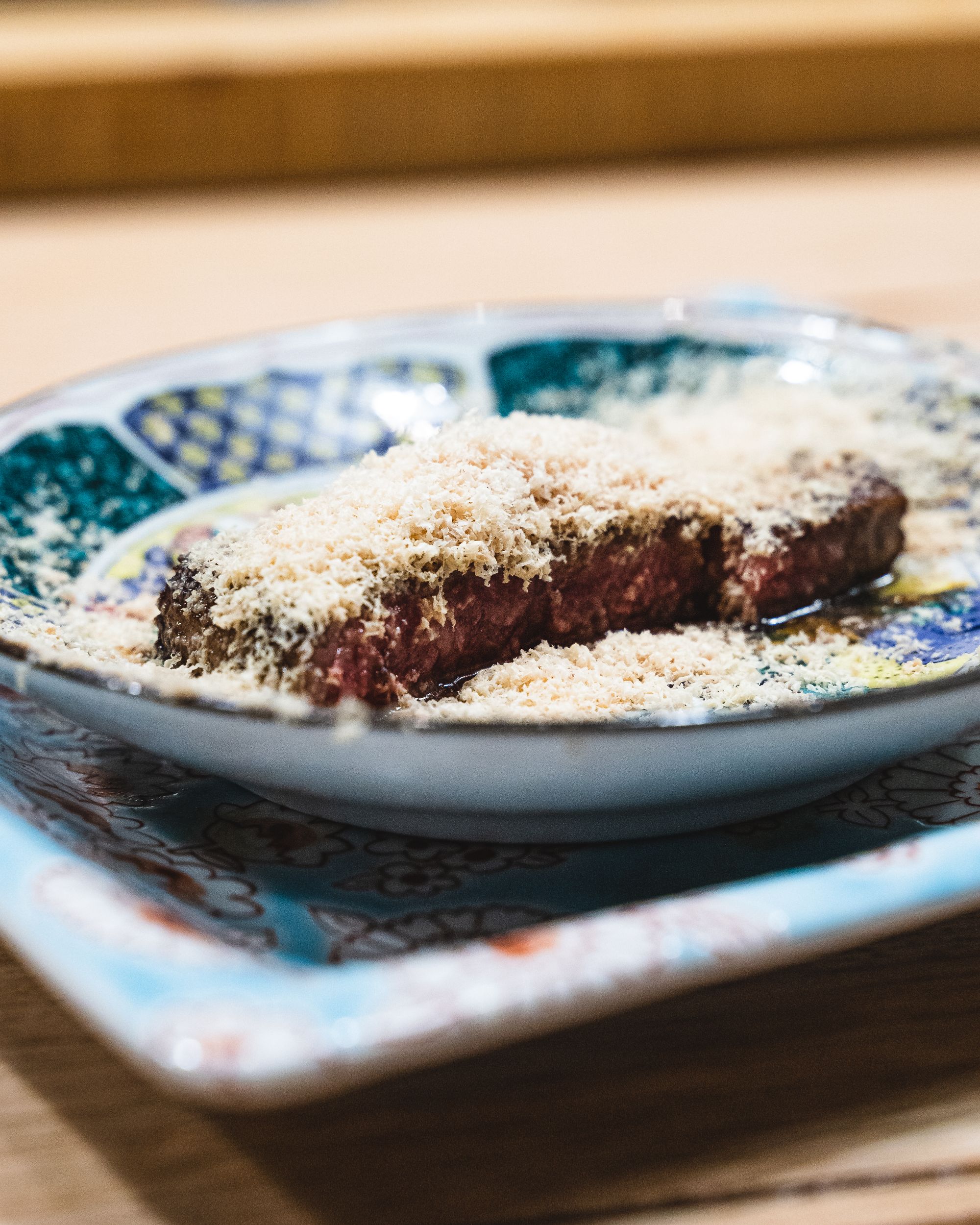 Wagyu sirloin with foie gras