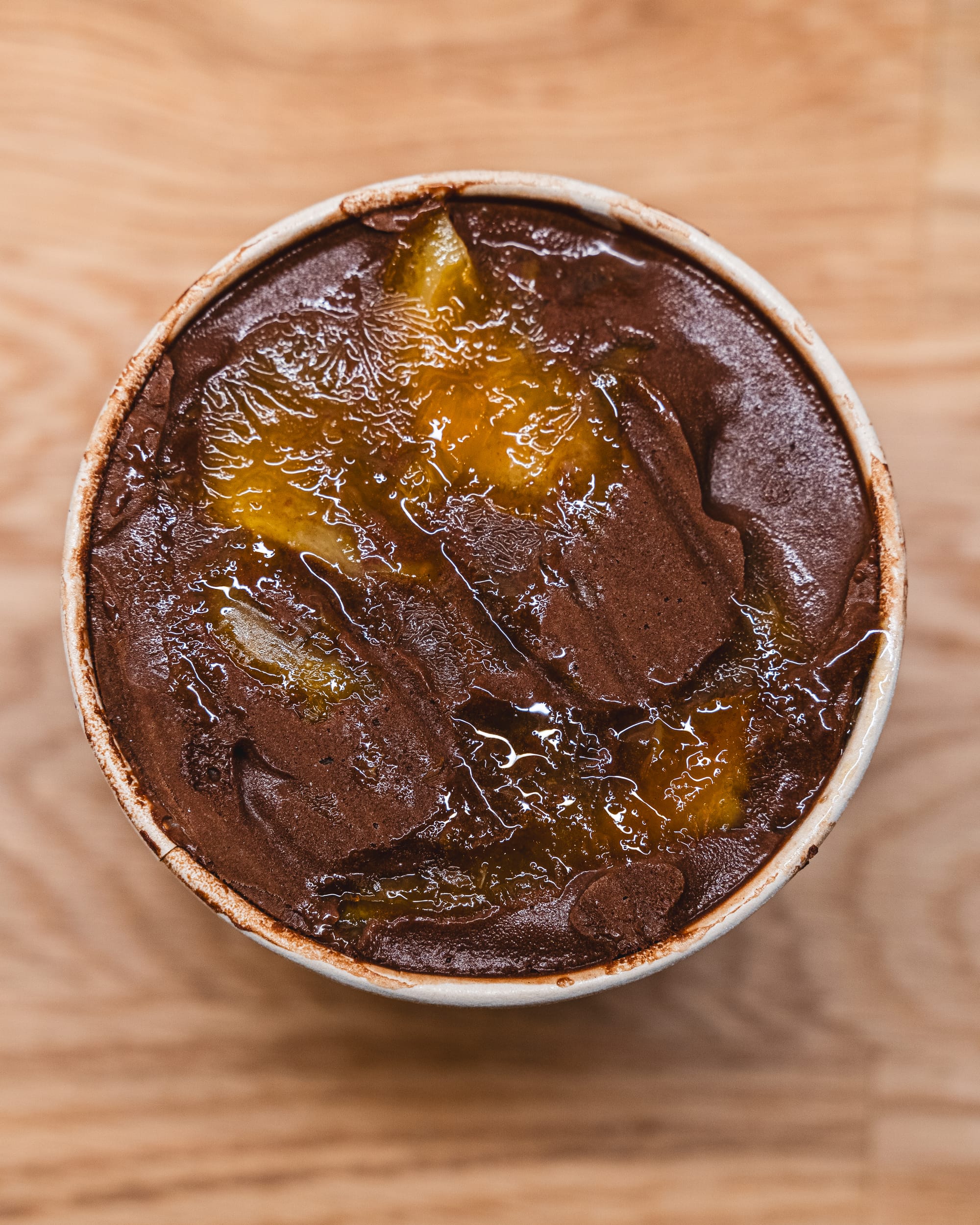 Close up shot of ice-cream