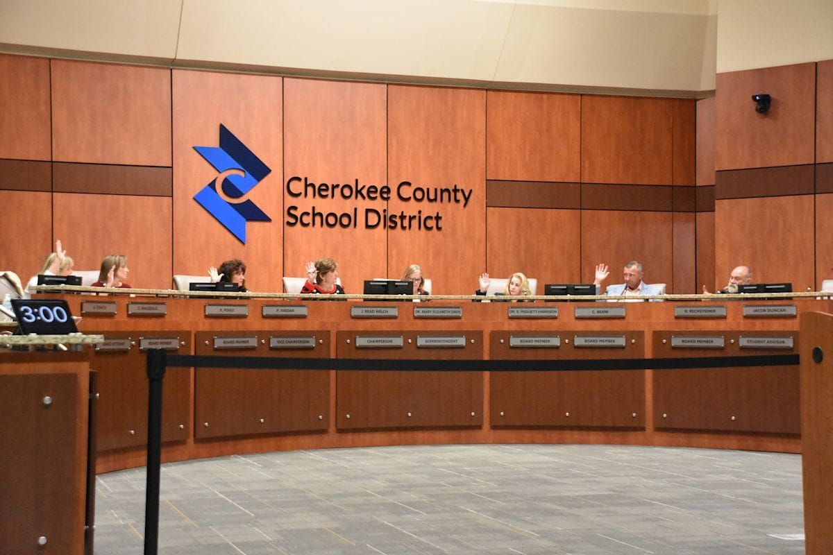 School Board Names New Cherokee High Facilities, Celebrates Academic Gains