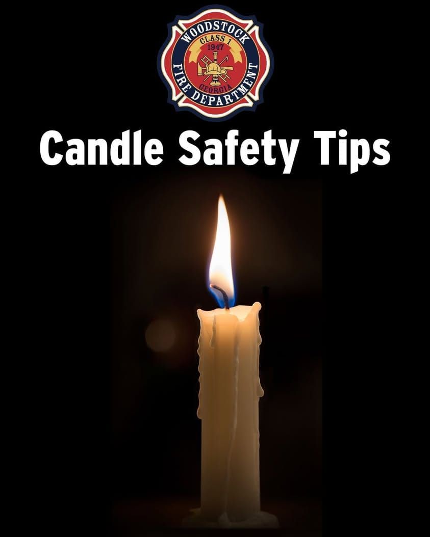 Woodstock Fire Department Issues Urgent Holiday Candle Safety Warning