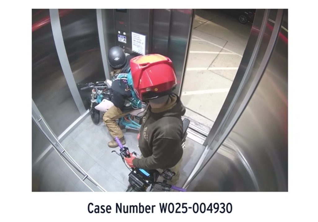 Police Seek Suspects After Motorbikes Damage Parking Deck Elevator