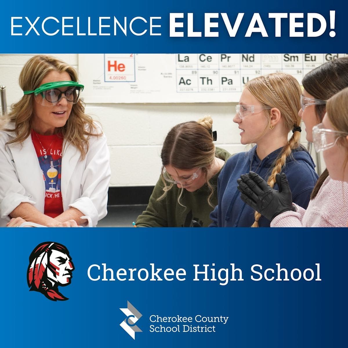 Cherokee High School Posts Double-Digit Gain in Student Progress