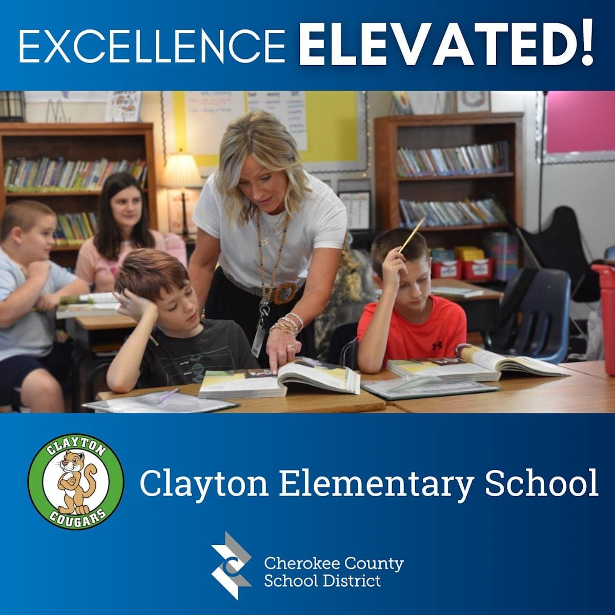 Clayton Elementary Hits Record High on State Progress Metric