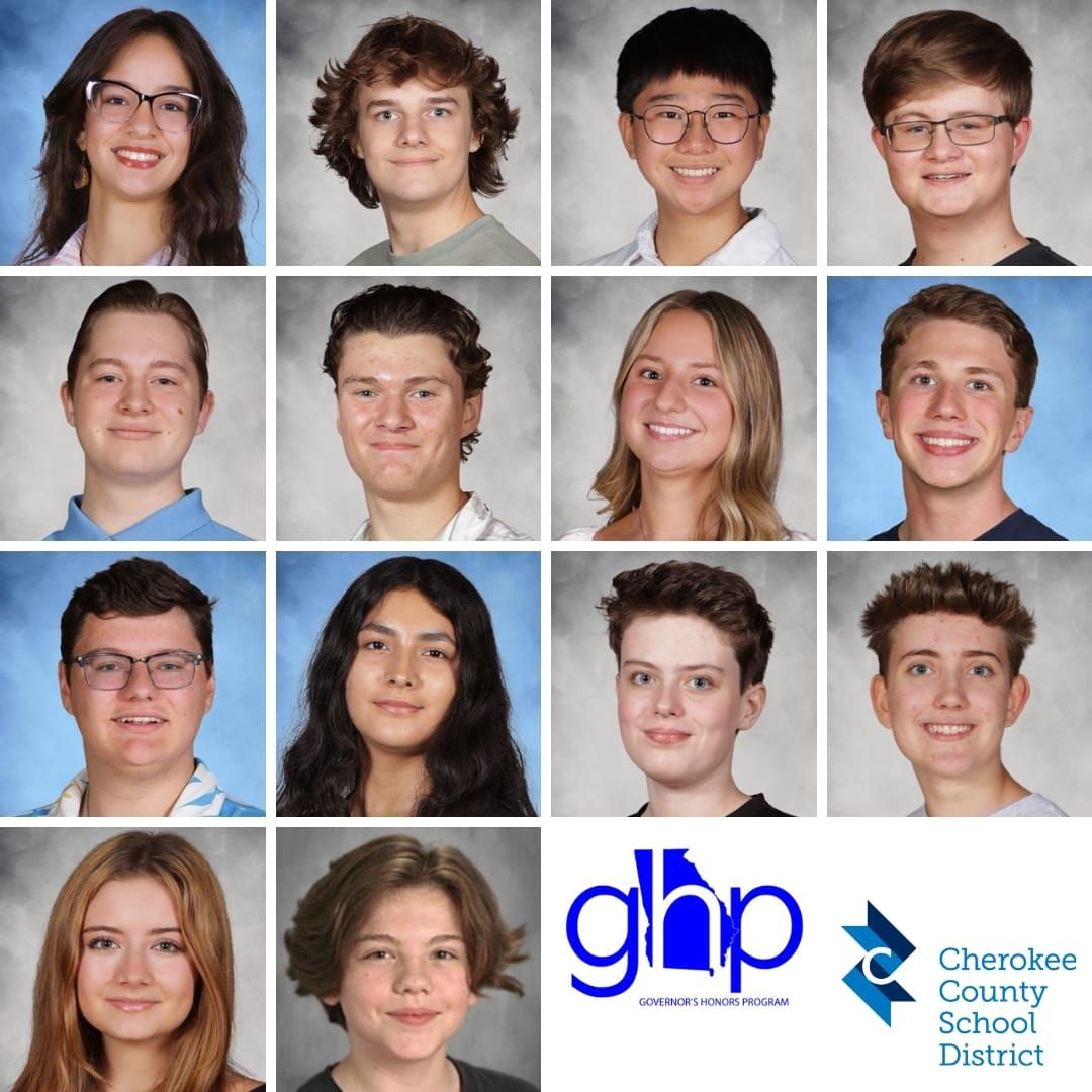 14 Cherokee County Students Selected for Georgia Governor’s Honors Program