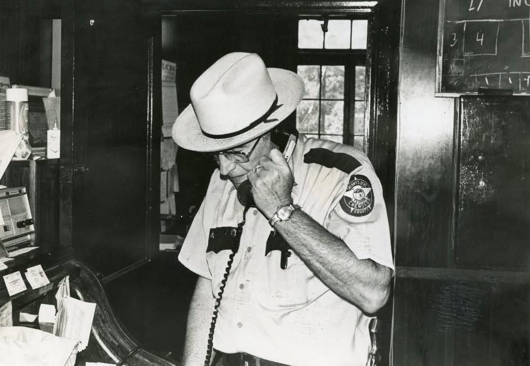 Cherokee County Sheriff's Office Looks Back at Sheriff Newt Adams and a County That's Changed Almost Beyond Recognition