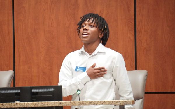 Woodstock High student serves as delegate to School Board