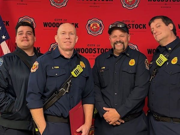 Woodstock Firefighter Justin York Promoted to Senior Rank
