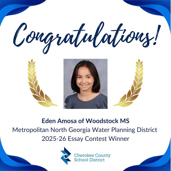 Woodstock Middle School student wins regional water essay contest