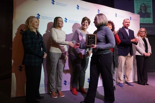 Woodstock School Staff Honored at District Awards Luncheon