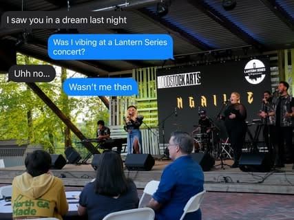 Woodstock Arts Highlights Lantern Series Concert Atmosphere
