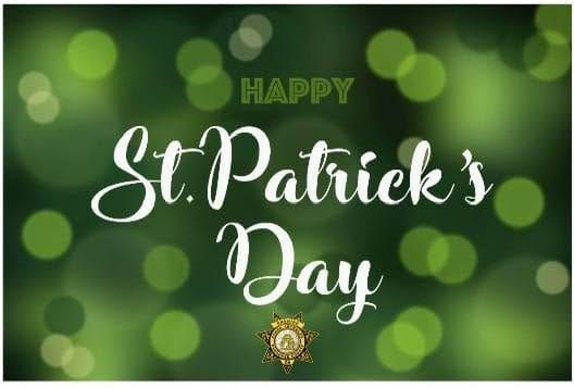 Cherokee County Sheriff's Office Urges Safe St. Patrick's Day Celebrations