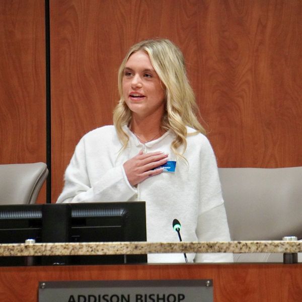 Etowah's Addison Bishop Takes a Seat at the Table as CCSD Student Delegate