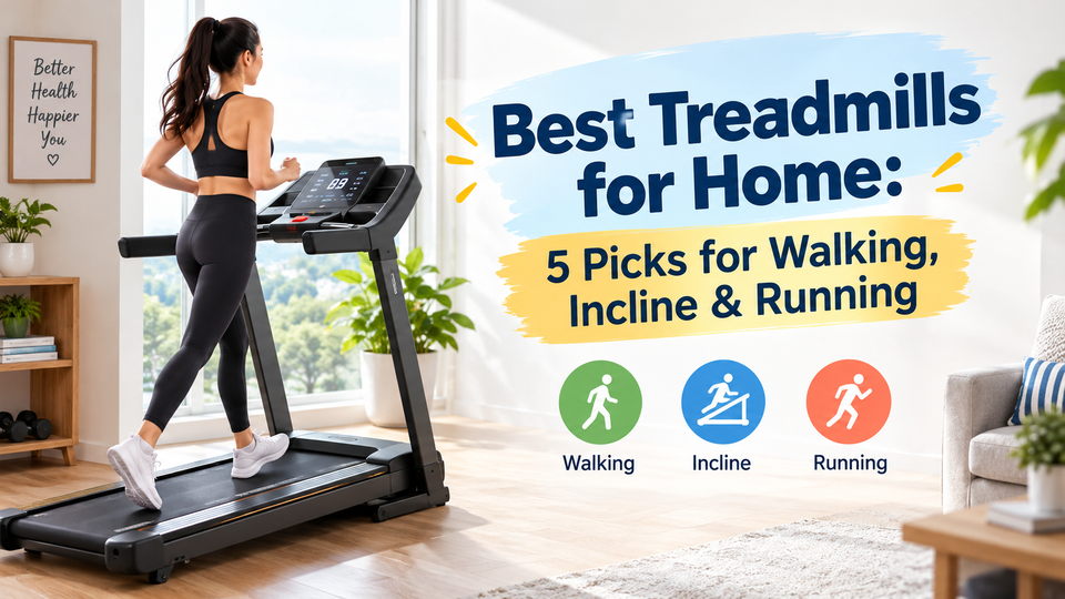 Best Treadmills for Home: 5 Picks for Walking, Incline & Running