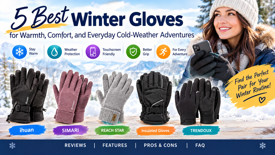 5 Best Winter Gloves for Warmth, Comfort, and Everyday Cold-Weather Adventures