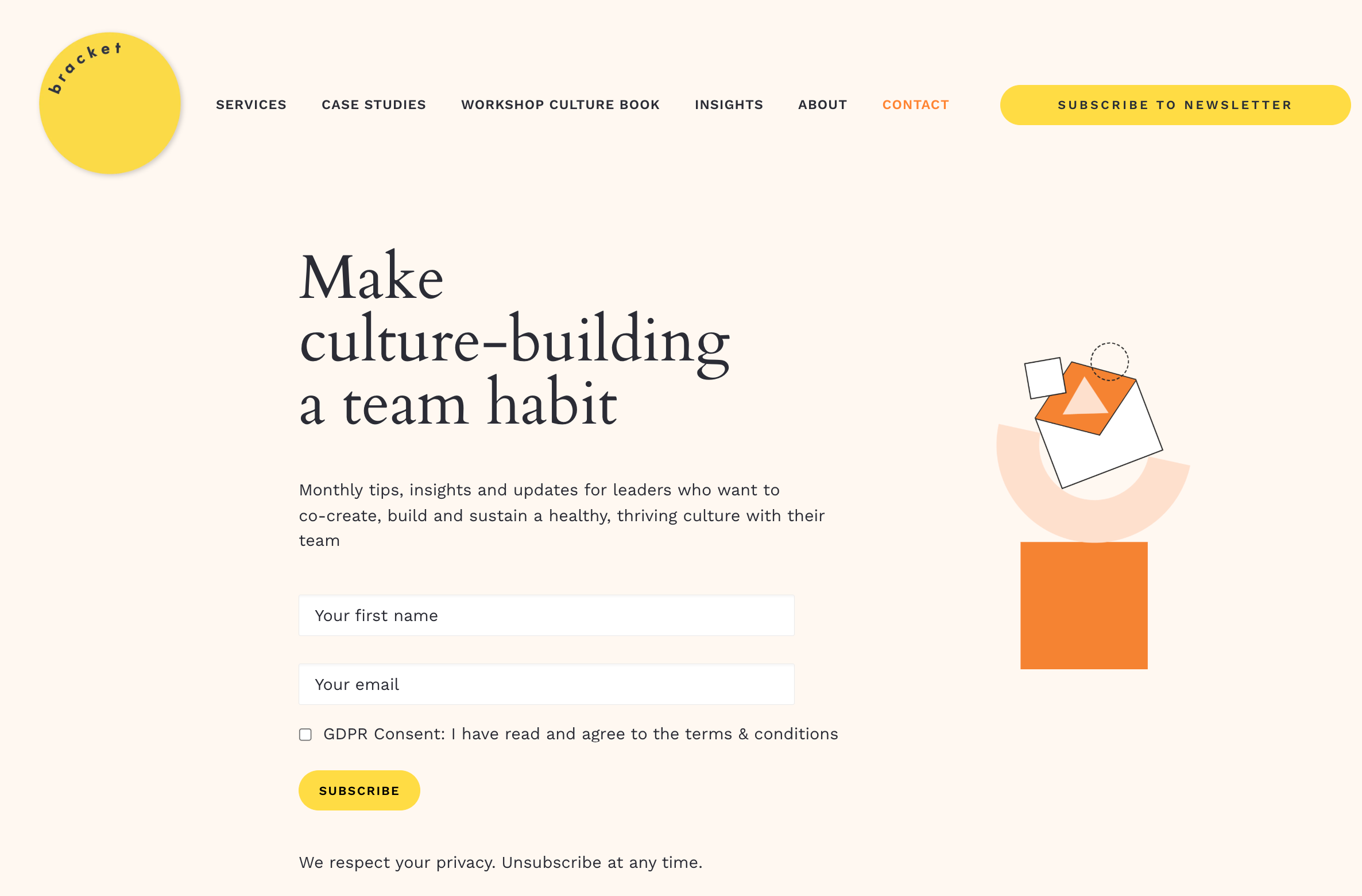 Alison Coward's newsletter landing page lives at /newsletter and is beautiful!