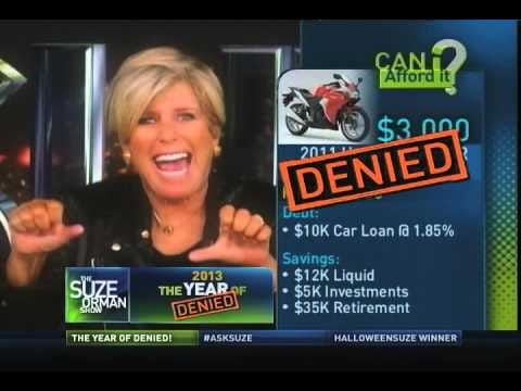 Suze Orman on her TV show