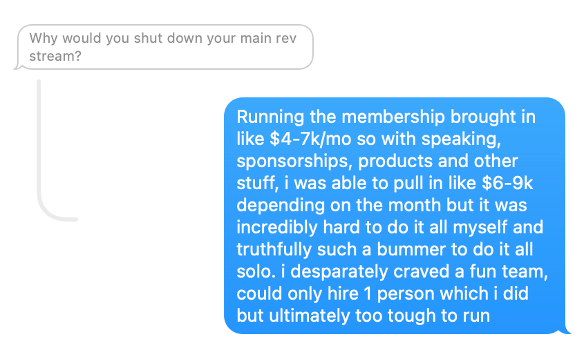 Text message