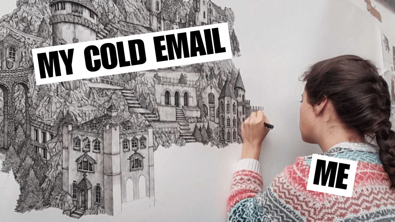 my cold email and me
