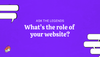 Ask The Legends: What's the role of your website?
