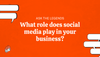 Ask The Legends: What role does social media play in your business?