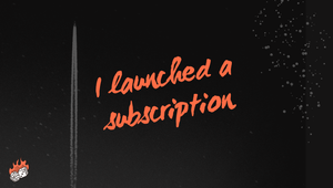 I launched a subscription even though Matt McGarry told me not to