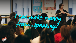 I can make money from...speaking?