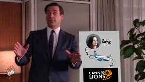 What I saw at Cannes Lions this year that makes me want to be there in 2027 (Don Draper meme with Lex and the Cannes Lions logo)