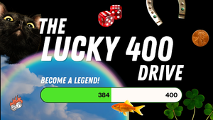 The Lucky 400 Drive: Help us smash 400 Legends!
