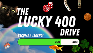 The Lucky 400 Drive: Help us smash 400 Legends!