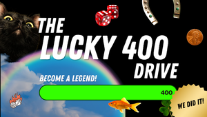 The Lucky 400 Drive: Help us smash 400 Legends!