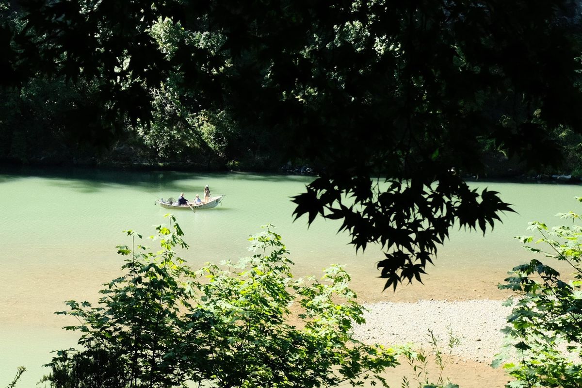Hot, golden days with long shadows.