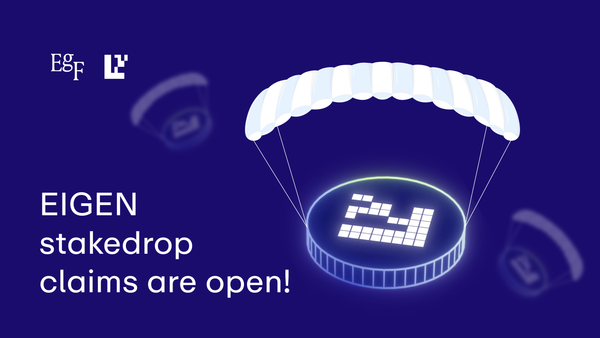 EIGEN stakedrop claims are open