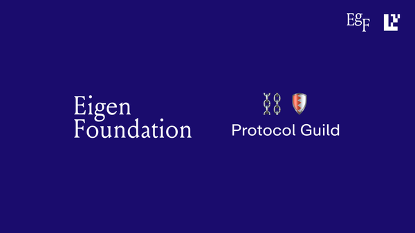 Eigen Foundation Commits 1% of EIGEN Supply to Protocol Guild
