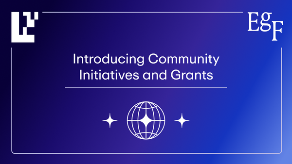 Introducing Community Initiatives and Grants