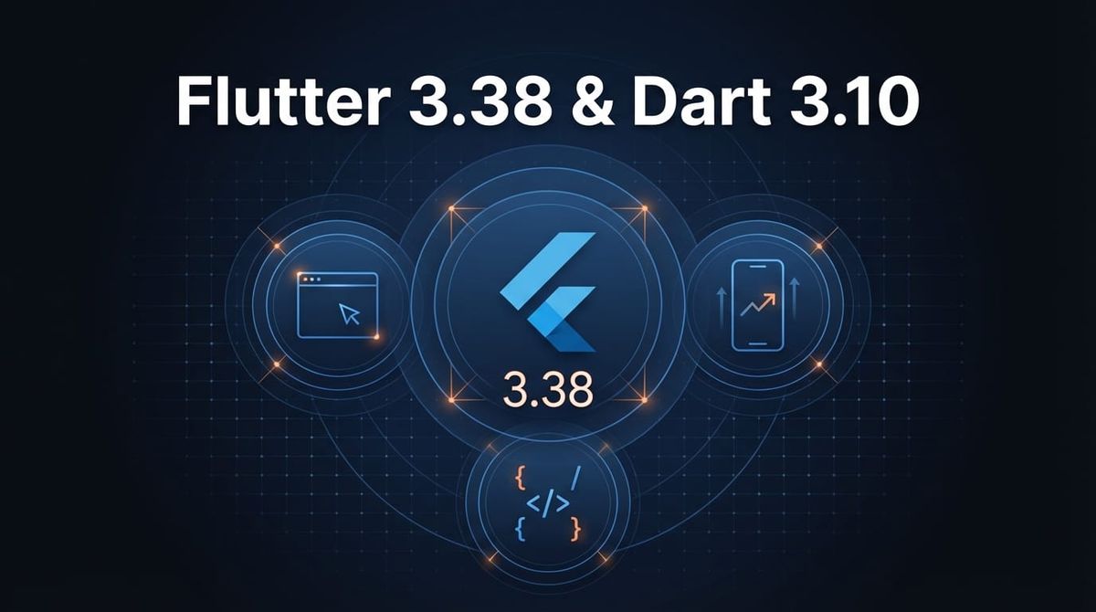 Flutter 3.38 & Dart 3.10: What's New and Why It Matters for Your Next Project