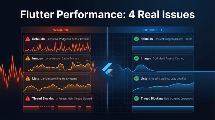 Flutter Performance: The 4 Real Issues That Cause Lag in Production Apps