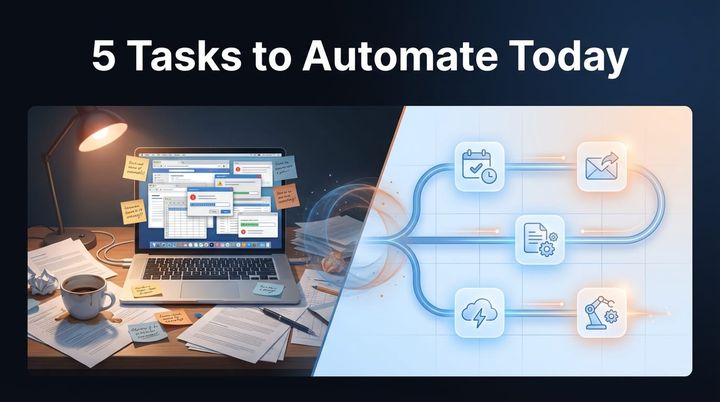 5 Time-Draining Business Tasks You Can Automate Today (and Save 15+ Hours Per Week)