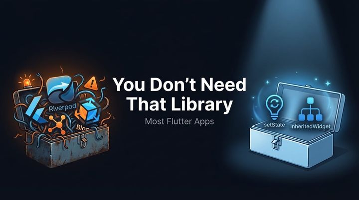 You Don't Need That State Management Library (Yes, Even in Flutter)