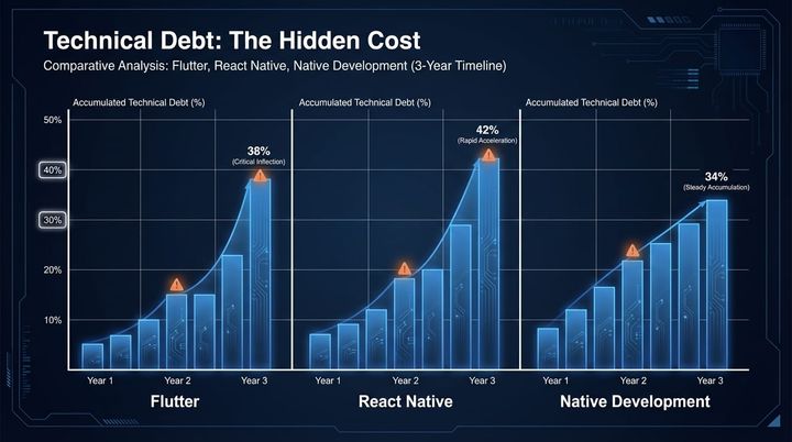 Cross-Platform App Technical Debt: 2026 Performance Data and Real Cost Analysis